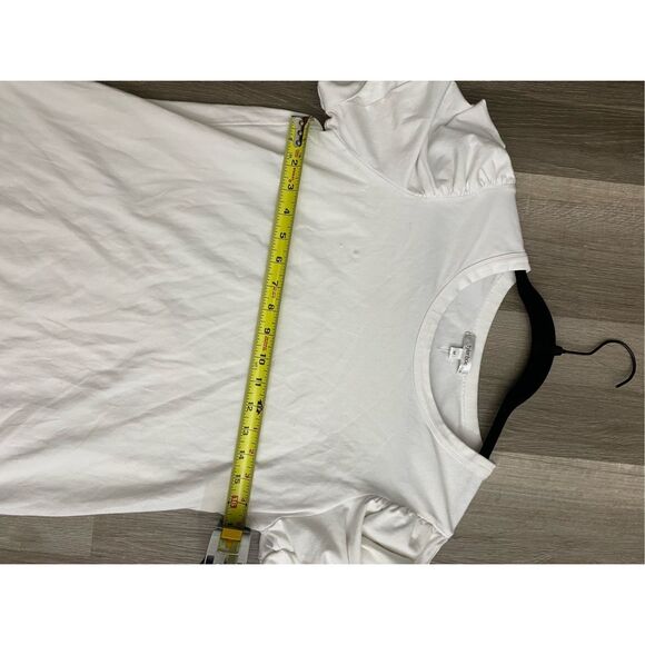 Tyler Boe Kari Puff Sleeve, White, Size Medium, MSRP $108 - Picture 15 of 15